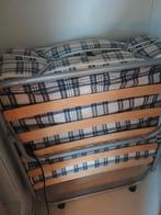Draagbaar, opvouwbaar bed met matras op wielen, Eenpersoons, Ophalen of Verzenden, Zo goed als nieuw, 200 cm