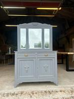 Antiek eiken commode met bovenspiegel, Huis en Inrichting, Kasten | Buffetkasten, Ophalen, 100 tot 150 cm, Zo goed als nieuw, 150 tot 200 cm