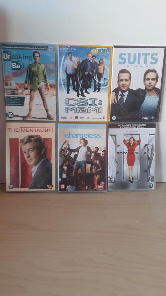 Probeerset: 6 seizoenen diverse series, setprijs, Cd's en Dvd's, Cassettebandjes, Zo goed als nieuw, Origineel, 2 t/m 25 bandjes