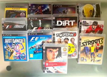PLAYSTATION SPELLEN - GAMES - PS1 / PS2 / PS3. (13 stuks). beschikbaar voor biedingen