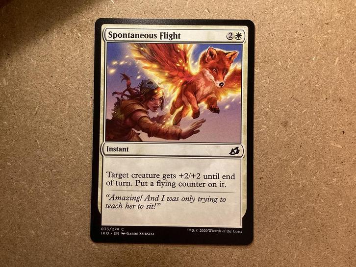 1x Spontaneous Flight [033/274] (Near Mint), Hobby en Vrije tijd, Verzamelkaartspellen | Magic the Gathering, Zo goed als nieuw
