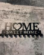 Metalen Sleutelbord - Home Sweet Home, Huis en Inrichting, Ophalen of Verzenden, Nieuw, Metaal, Wandkapstok