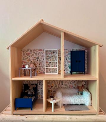 Ikea Flisat houten poppenhuis voor Maileg beschikbaar voor biedingen