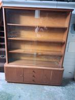Jaren 50/60 vitrinekast van teakhout. Vinted Deens design., Ophalen of Verzenden