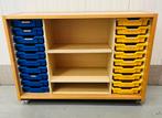 Schilte schoolkast ladekast knutselkast, Ophalen, Gebruikt, Kast, 100 cm of meer