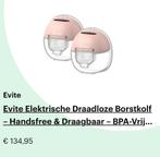 Evite bijna nieuwe dubbele borstkolf!, Ophalen of Verzenden, Zo goed als nieuw, Borstkolf