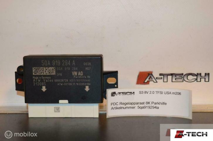 PDC Module 8K Parkhilfe A3 8V 5qa919294a m206, Auto-onderdelen, Elektronica en Kabels, Audi, Gebruikt, Ophalen of Verzenden