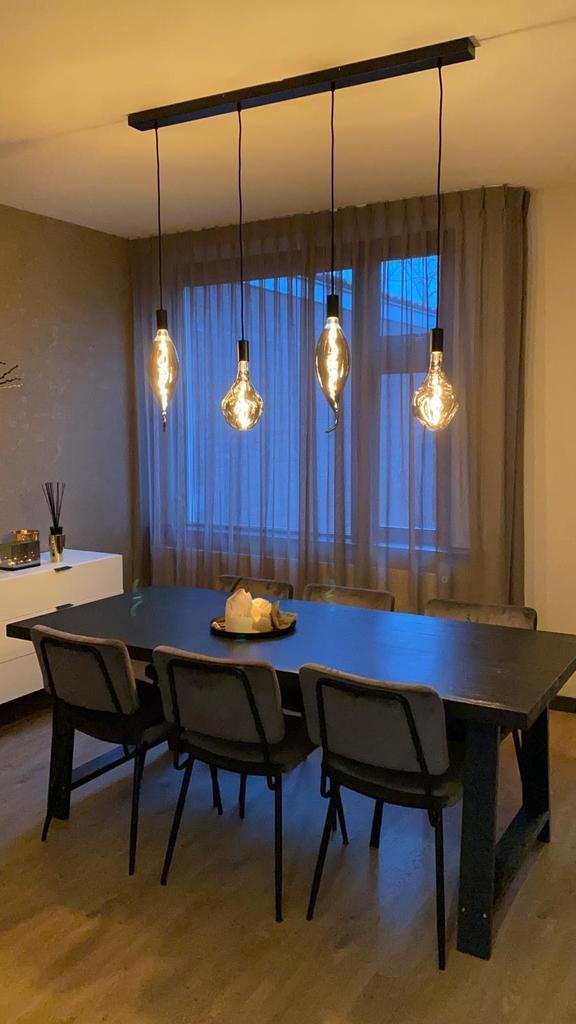Houten Tafel - 200x90 cm - DIY Project, Huis en Inrichting, Tafels | Eettafels, Gebruikt, 50 tot 100 cm, 200 cm of meer, Vijf personen of meer