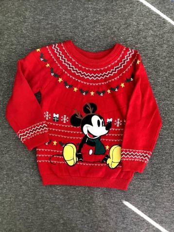 Kerst trui Mickey Mouse MAAT 98 beschikbaar voor biedingen
