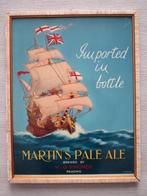 Reclamebord Martin's Pale Ale Bier 1957, Verzamelen, Merken en Reclamevoorwerpen, Reclamebord, Gebruikt, Ophalen of Verzenden