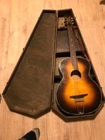 Antieke gitaar in kist, Muziek en Instrumenten, Snaarinstrumenten | Gitaren | Akoestisch, Ophalen of Verzenden, Zo goed als nieuw