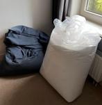 Gratis zitzak vulling bij aankoop zitzak, Huis en Inrichting, Zitzakken, Ophalen, Gebruikt, Blauw, Zitzak