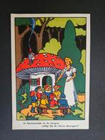 Oude Prentkaart Sneeuwwitje en de Zeven Dwergen, Verzamelen, Ansichtkaarten | Themakaarten, Verzenden, Ongelopen