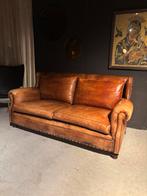 Schapenleren 3 zits bank Izgs Eyecatcher, Landelijk Klassiek Chique, 150 tot 200 cm, Driepersoons, Zo goed als nieuw