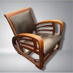 vintage fauteuil zetel Art Deco stijl Italy, Huis en Inrichting, Fauteuils, Ophalen, Gebruikt, Art deco, Minder dan 75 cm