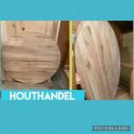 mooie EIKEN TAFELBLADDEN ovaal | rond, Ophalen of Verzenden, Nieuw, 100 tot 150 cm, Minder dan 100 cm