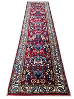 Vintage Perzisch wol vloerkleed loper Luristan 66x238cm, Persian Perzisch vintage oosters hype, Crème, Gebruikt, 200 cm of meer