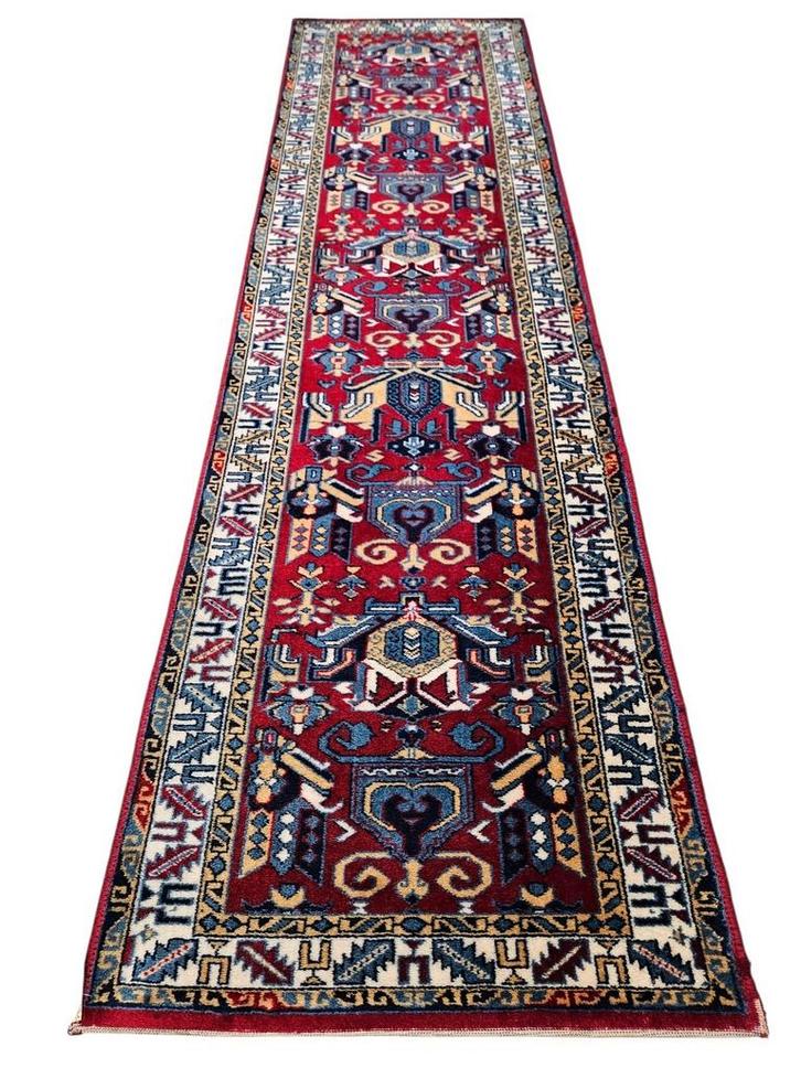 Vintage Perzisch wol vloerkleed loper Luristan 66x238cm, Huis en Inrichting, Stoffering | Tapijten en Kleden, Gebruikt, 50 tot 100 cm