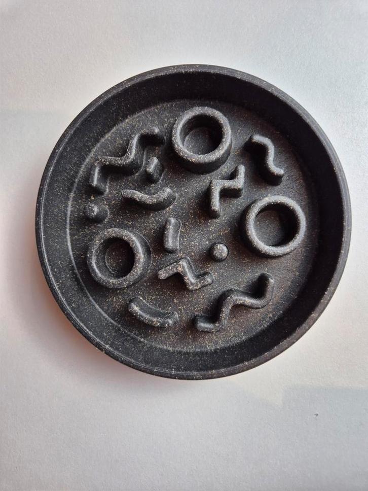 DISTRICT 70 bamboo Cat Slow Feeder Ø13,5 cm - 220 ml, Dieren en Toebehoren, Kattenvoerbakken en Drinkbakken, Zo goed als nieuw