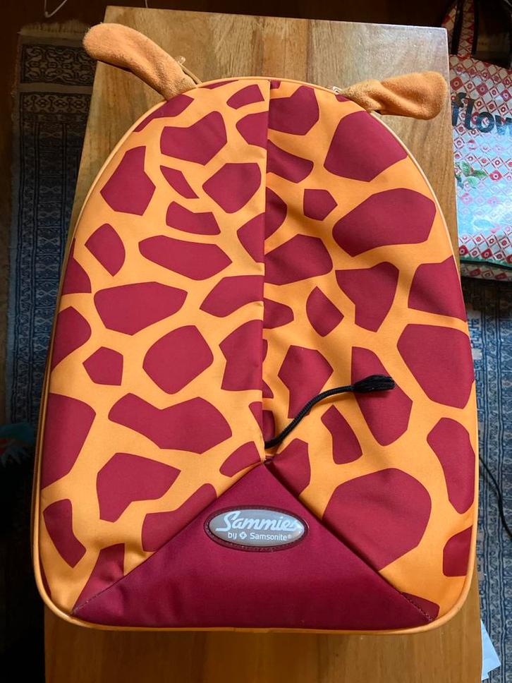 Samsonite Sammies Giraffe Trolley - Kinderkoffer, Sieraden, Tassen en Uiterlijk, Koffers, Gebruikt, Hard kunststof, Minder dan 50 cm