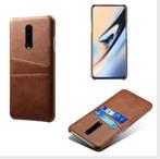 Back Cover + Screenprotector voor OnePlus 7 Pro _Donkerbruin, Telecommunicatie, Mobiele telefoons | Hoesjes en Frontjes | Overige merken