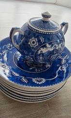 Maastrichts blauw-wit servies – Société Céramique, Ophalen of Verzenden