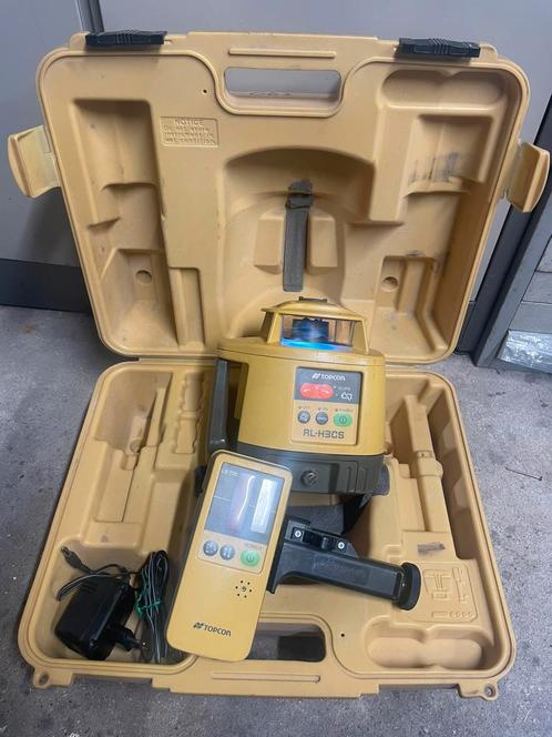 Topcon RL-H3CS bouwlaser is zelf stellend en met afschot, Doe-het-zelf en Verbouw, Meetapparatuur, Zo goed als nieuw, Ophalen