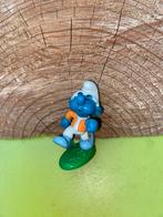 Smurfen jogger smurf oranje variant, Verzamelen, Smurfen, Ophalen of Verzenden, Zo goed als nieuw, Verschillende Smurfen