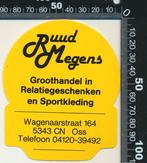Sticker: Ruud Megens - Groothandel in relatiegeschenken Oss, Verzenden, Zo goed als nieuw, Bedrijf of Vereniging