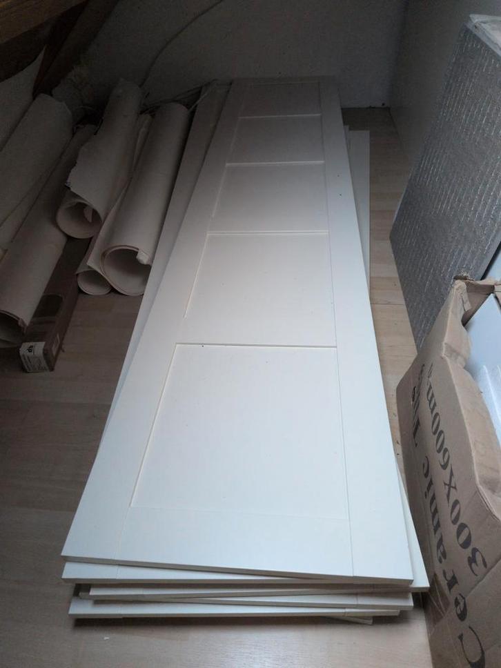 2x Pax Deuren Bergsbo 50x229 cm, Doe-het-zelf en Verbouw, Deuren en Horren, Binnendeur, Minder dan 200 cm, Ophalen