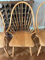 2 Windsor Stoelen Hout Vintage Amish stijl, Gebruikt, Overige kleuren, Ophalen of Verzenden, Vier