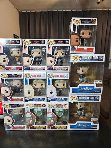 Marvel Funko Pops: Spider-man, Doctor Strange, Avengers beschikbaar voor biedingen