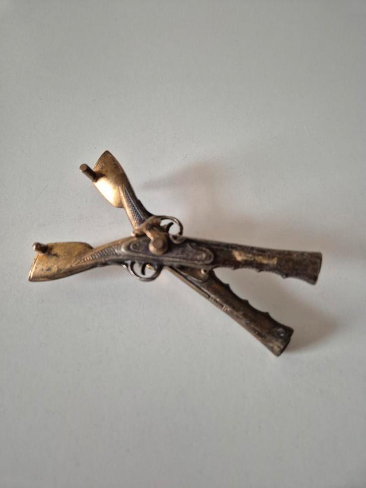 Gekruiste vuursteenpistolen, Antiek en Kunst, Antiek | Overige Antiek, Ophalen of Verzenden