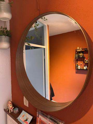 Stockholm Spiegel Ikea 80cm Walnootfineer - Netjes! beschikbaar voor biedingen