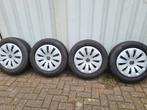 4x mercedes velgen +zomerbanden + wieldoppen 205 60 16, Auto-onderdelen, 205 mm, Banden en Velgen, 16 inch, Gebruikt