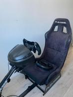 Playseat inclusief Thrustmaster, schakelpook en stuurwiel, Ophalen of Verzenden, Zo goed als nieuw, Trustmaster