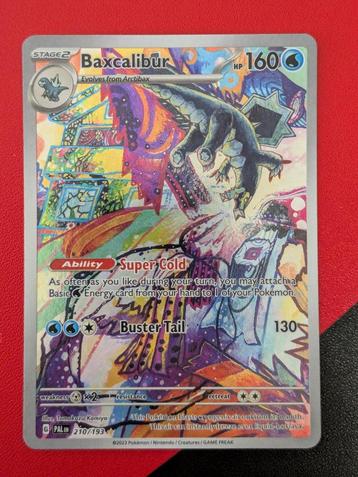 Pokémon kaart (Full Art) - Baxcalibur [Paldea Evolved] EN beschikbaar voor biedingen