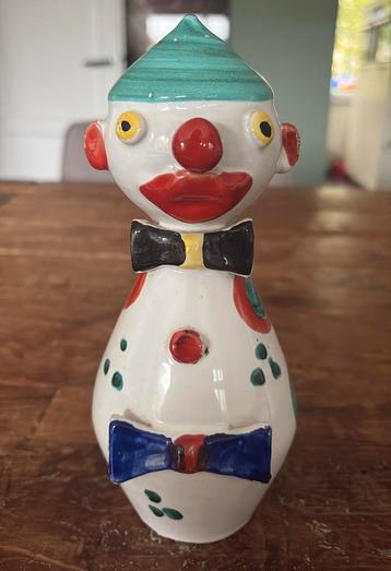 Vintage jaren 50/60 Italiaanse keramieken spaarpot clown beschikbaar voor biedingen