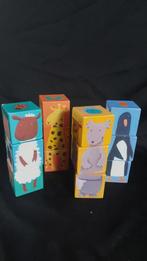 Kartonnen stapelblokken met dieren, Ophalen of Verzenden, Gebruikt, Overige typen