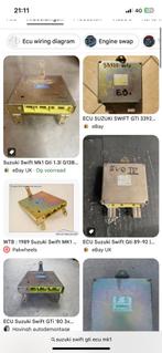 Suzuki Swift GTI MK1 ECU Computer, Ophalen of Verzenden, Gebruikt, Suzuki