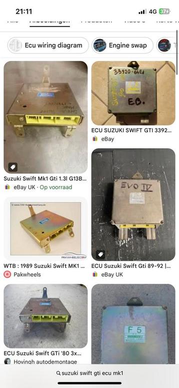Suzuki Swift GTI MK1 ECU Computer beschikbaar voor biedingen