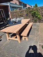 Degelijke douglas tuintafel met A poot, Ophalen of Verzenden, Nieuw, Rechthoekig, Hout