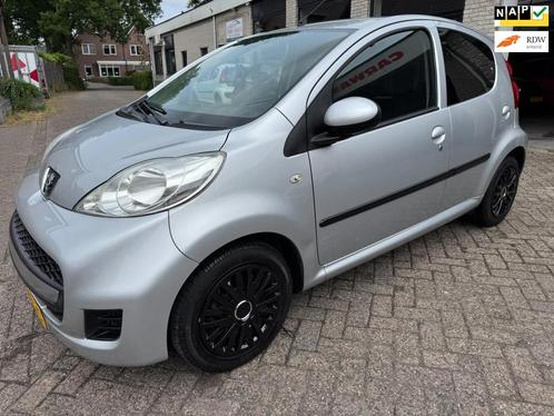 Peugeot 107 1.0-12V Black & Silver AIRCO ORG 109901 KM NAP O, Auto's, Peugeot, Te koop, ABS, Airbags, Airconditioning, Bluetooth