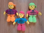 3 Lego knuffels in lekkere felle kleuren, Ophalen of Verzenden