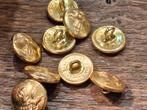 oude goudkleurige knoop Belgische luchtmacht, WO2, Ophalen of Verzenden, Luchtmacht, Overige gebieden, Kleding of Schoenen