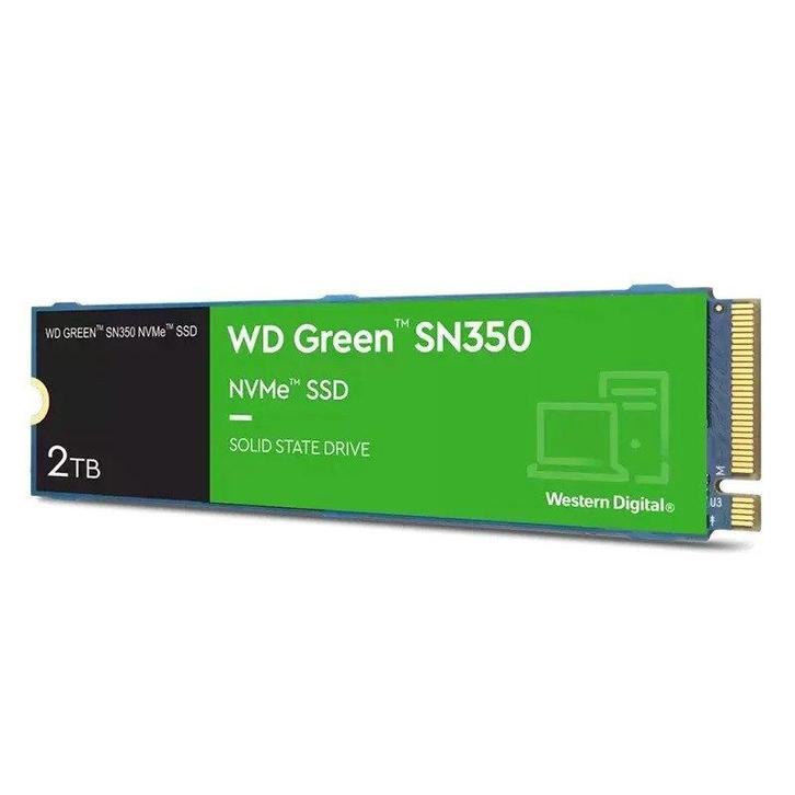 WD Green SN350 NVMe SSD 2TB, Computers en Software, Harde schijven, Nieuw, Laptop, Intern, SSD, Overige aansluitingen, Ophalen of Verzenden