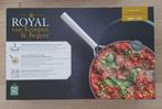 Royal van Kempen & begeer hapjespan met deksel 28cm. 3.5L, Ophalen, Nieuw, Rvs, Keramische plaat