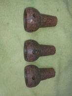 3 vintage set jaren 60/70 lampenkappen gemaakt van keramiek, Ophalen of Verzenden