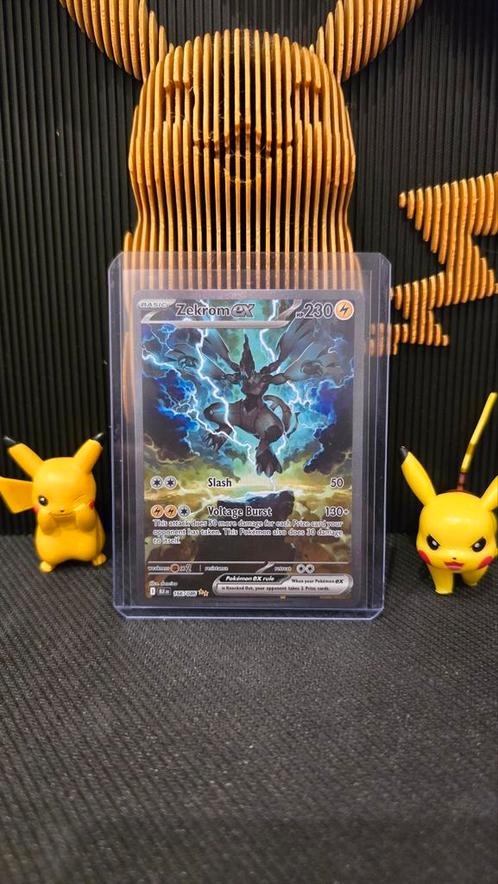 Zekrom ex #166 Pokemon Kaart Black Bolt, Hobby en Vrije tijd, Verzamelkaartspellen | Pokémon, Nieuw, Losse kaart, Foil, Ophalen of Verzenden