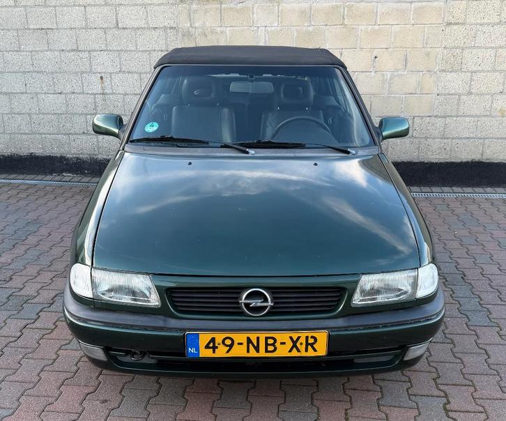 Opel Astra Cabriolet 1.6i ,Bj 1998 ,km 181963 ,Apk 24-7-2026, Auto's, Opel, Bedrijf, Te koop, Astra, ABS, Airbags, Centrale vergrendeling